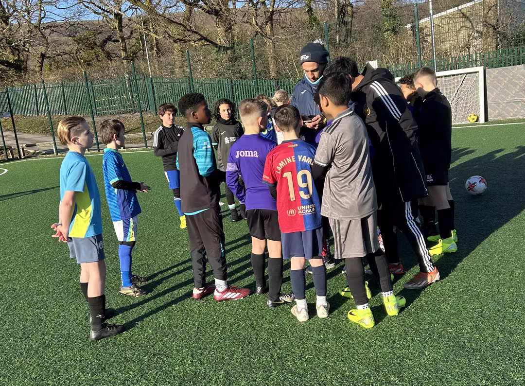 Team huddle